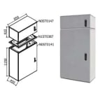 OEC - ARMADIO 850X1100X450 + SOPRALZO NO/SERRA