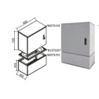OEC - ARMADIO 850X700X450 CON ZOCCOLO