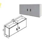 OEC - ARMADIO 1700X700X450 AFFIANCATO CON ZOCC