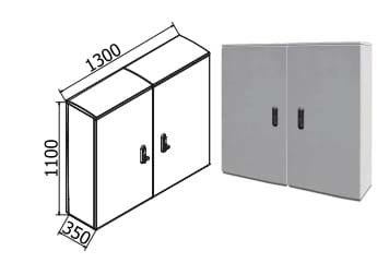 OEC - ARMADIO 1300X1100X350 AFFIANCATO