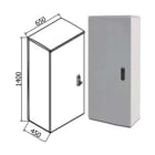 OEC - ARMADIO 650X1400X450 CON SERRATURA 12 N0ST0316/12