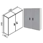 OEC - ARMADIO 1300X1400X450 VANO UNICO N0ST0316/UN