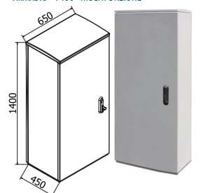 OEC - ARMADIO 650X1400X450 NO/SERRATURA