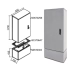 OEC - ARMADIO 650X1100X350 CON ZOCCOLO N0ST0320