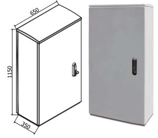 OEC - ARMADIO 650X1100X350 CON ZOCCOLO SERR.21