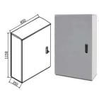 OEC - ARMADIO 850X1100X350 NO/SERRATURA