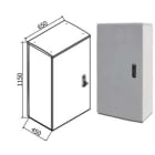 OEC - ARMADIO 650X1100X450 CON SERRATURA 21
