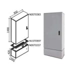 OEC - ARMADIO 850X1400X350 CON ZOCCOLO SERR.21 N0ST0373/21