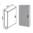 OEC - ARMADIO 850X1400X350 CON ZOCCOLO NO/SER.