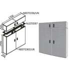 OEC - ARMADIO 850X1400X350 + SOPRALZO