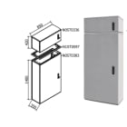 OEC - ARMADIO 850X1400X350 CON ZOCC.E SOPRALZO