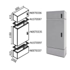 OEC - ARMADIO 850X1100X350 CON ZOCC.E SOPRALZO N0ST0381