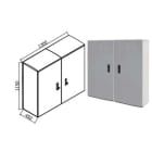 OEC - ARMADIO 1300X1100X450 VANO UNICO CON ZOC