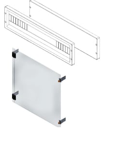 OEC - TELAIO FISSAGGIO SU FONDO ARMADI 900X540 N1ST0367