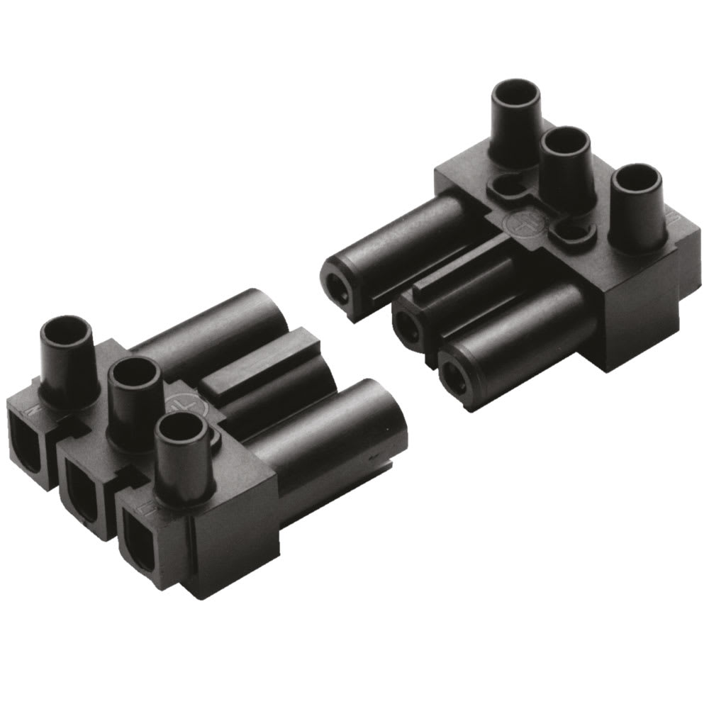 OMEGA FUSIBILI - SPINA AC166G 3 POLI NERA AC166GST/3BK