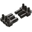 OMEGA FUSIBILI - SPINA AC166G 3 POLI NERA AC166GST/3BK