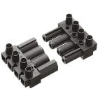 OMEGA FUSIBILI - SPINA AC166G 4 POLI NERA AC166GST/4BK