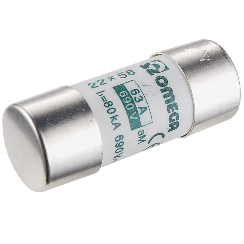 OMEGA FUSIBILI - FUS 22X58 125A AM 400V