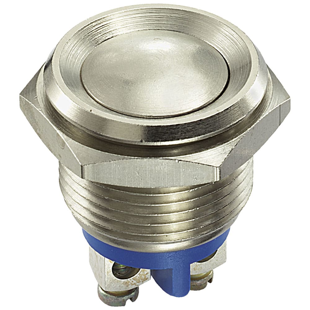 OMEGA FUSIBILI - PULSANTE ANTIV.NICHELATO AV0830