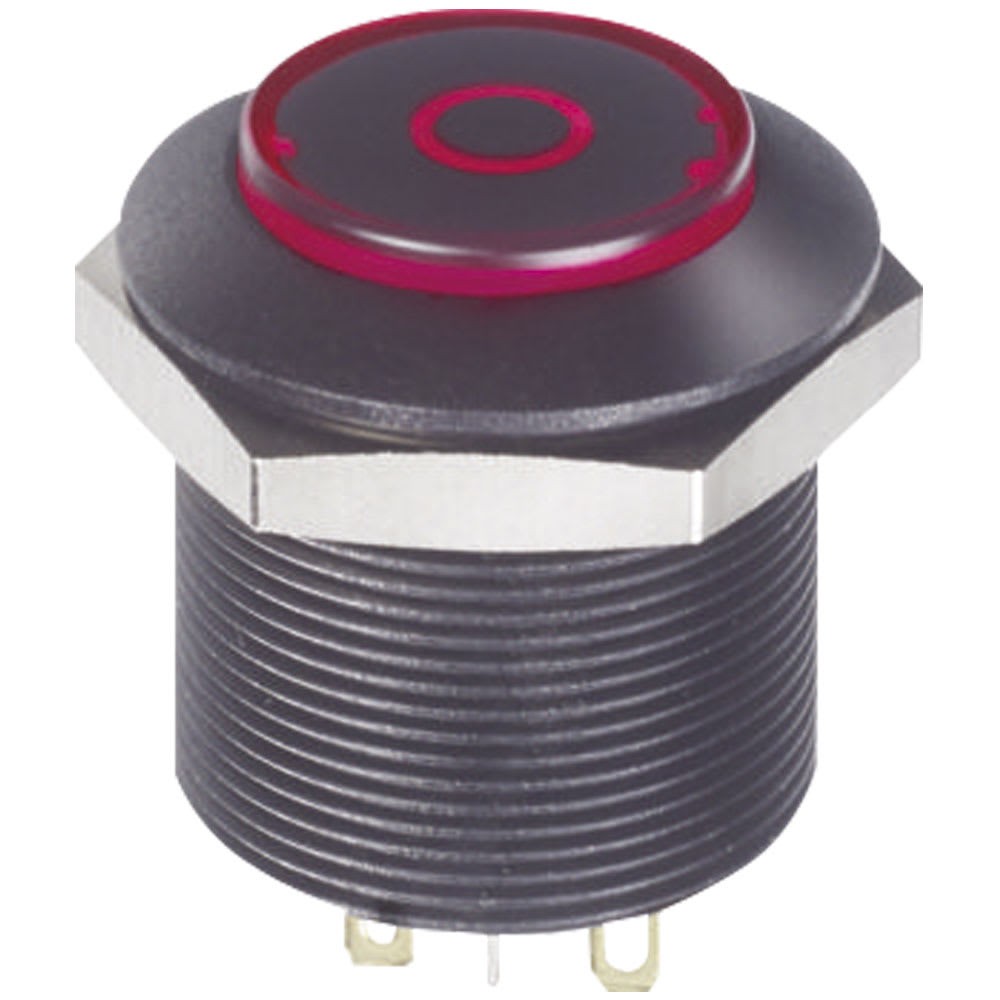 OMEGA FUSIBILI - PULSANTE 0-1 NERO ROSSO/VERDE FDAP1F1282F04