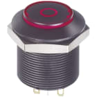 OMEGA FUSIBILI - PULSANTE 0-1 NERO ROSSO/VERDE FDAP1F1282F04