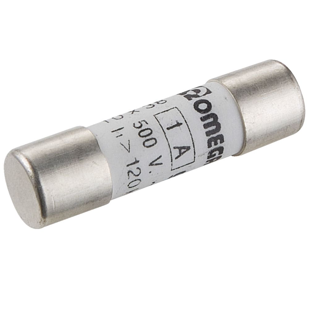 OMEGA FUSIBILI - FUS 10X38 2A GI/GG 500V