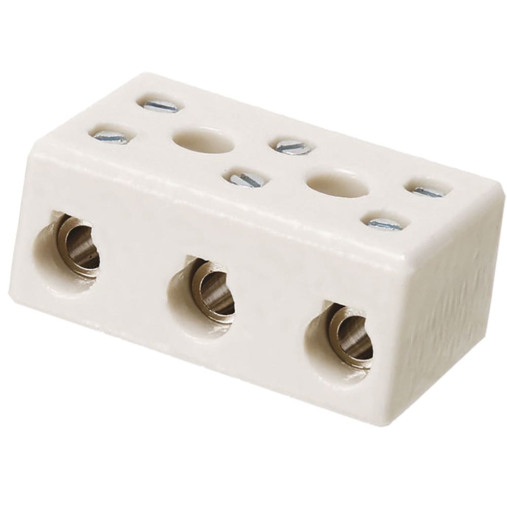 OMEGA FUSIBILI - MORSETTO IN PORCELLANA 2 POLI MCPM/2