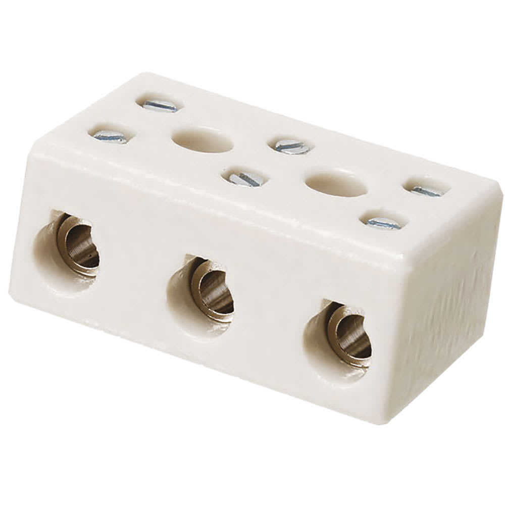 OMEGA FUSIBILI - MORSETTO IN PORCELLANA 2 POLI MCPM/2