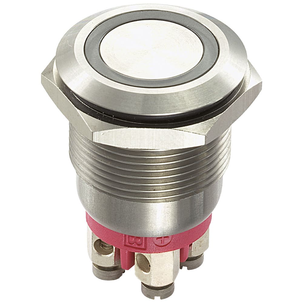 OMEGA FUSIBILI - PULS.ANTIV.LUMINOSO AMBRA 12V MP0002.T.AM.12