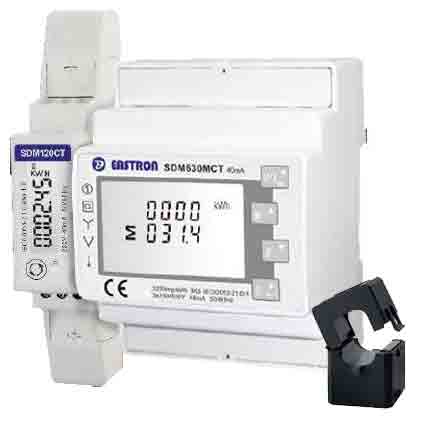 GROWATT - Energy Meter trifase con 3x TA (inclusi nella confezione) da 100A - RS485