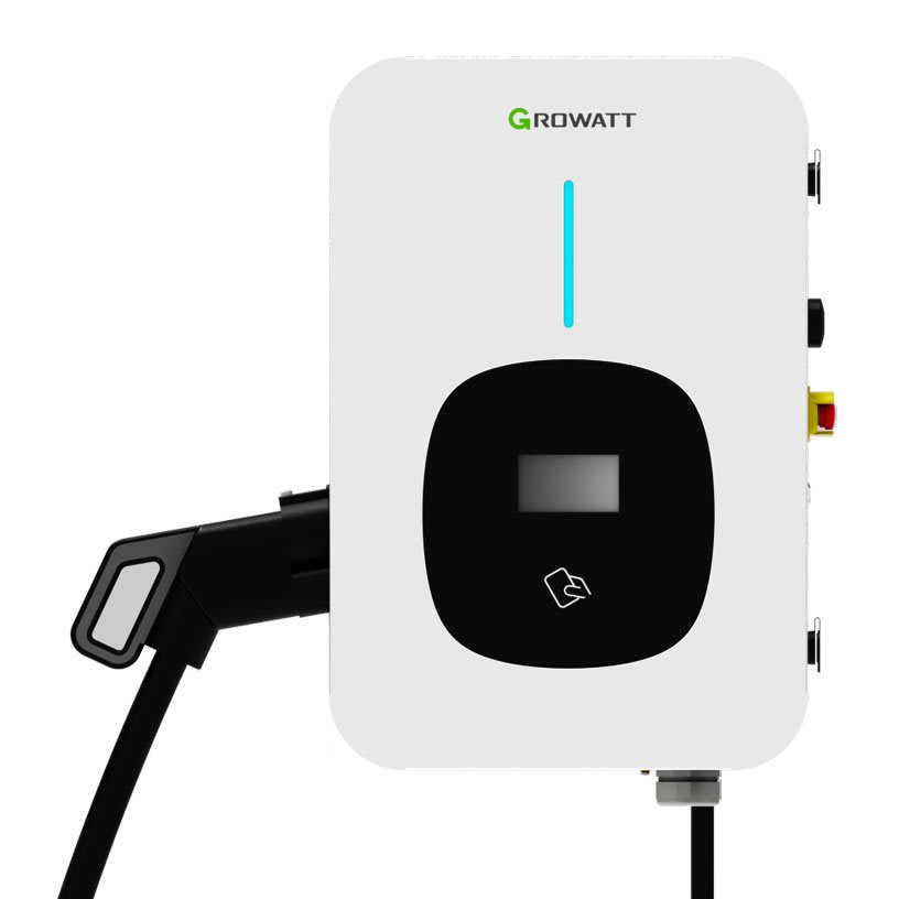 GROWATT - DC 20KW, 1 CAVO CCS, LAN, 4G, RFID, LCD