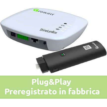 GROWATT - MONITORAGGIO RADIOFREQUENZA PLUG&PLAY SHINELINKX