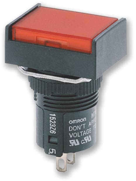 OMRON ELECTRONICS - PULSANTE- COPRITASTO QUADRATO GIALLO.IP6