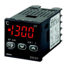 OMRON ELECTRONICS - Termoregolatore digitale E5CS-V, 48x48 mm, alim. 100...240 Vc.a., controlli ON/OFF e 2-PID, ingresso universale, 2 uscite SPST per controllo e allarme