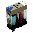 OMRON ELECTRONICS - Relè elettromeccanico verticale G2R(S), bobina 24 Vc.c., SPDT, 10 A/250 Vc.a., ind. mecc. e LED, pulsante di prova blocc., terminali a innesto