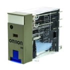 OMRON ELECTRONICS - Relè elettromeccanico verticale G2R(S), bobina 24 Vc.c., DPDT, 5 A/250 Vc.a., diodo, ind. mecc. e LED, pulsante di prova blocc., terminali a innesto