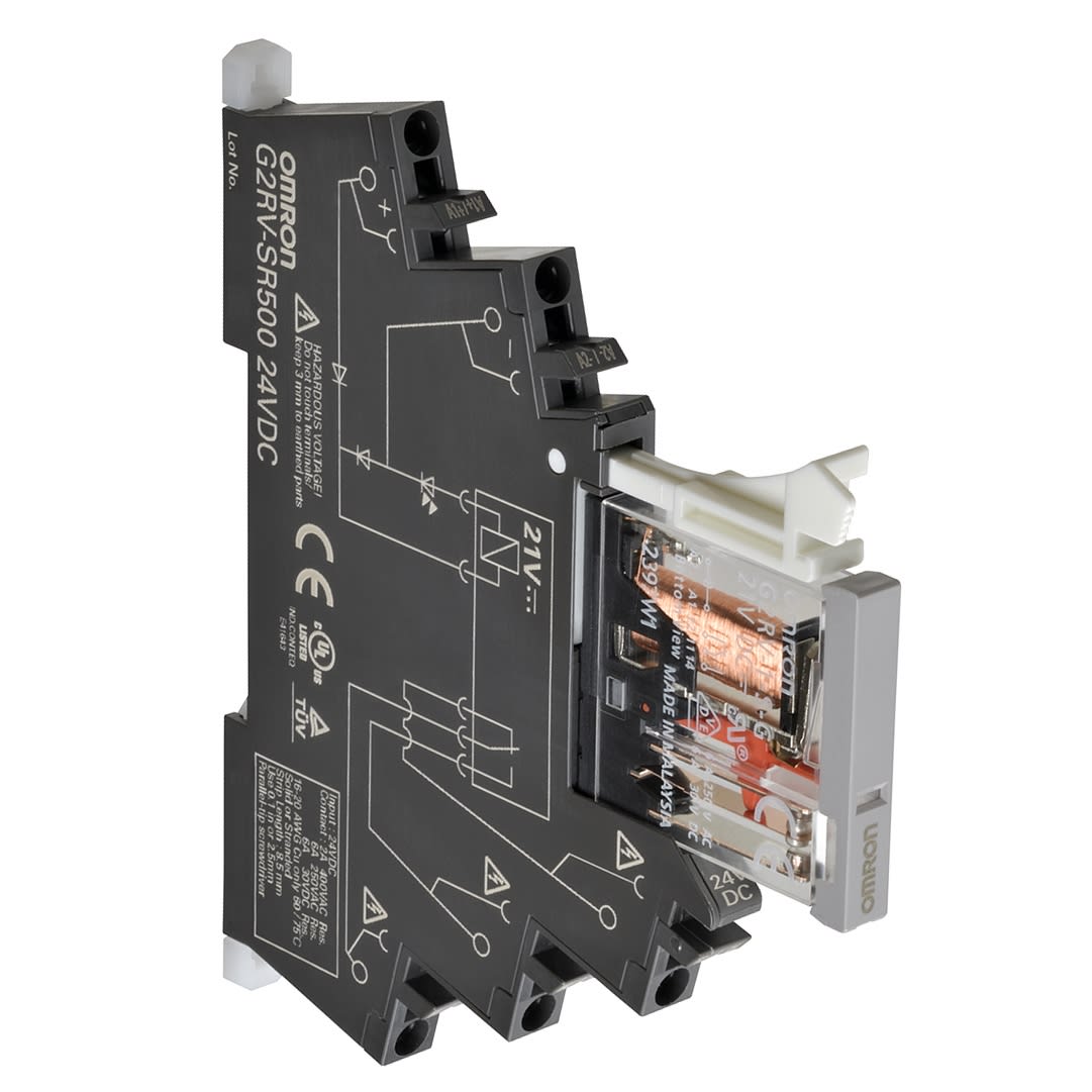 OMRON ELECTRONICS - RELE- RELE SLIM 6 MM INCL. PRESA. SPDT.
