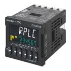 OMRON ELECTRONICS - Contatore digitale, morsetti a vite, 48x48 mm, IP66, 6 cifre di conteggio, multifunzione: contatore 1&2 stadi, totale, batch, doppio, doppio, tachimetro, relè SPDT e uscita a transistor SPST, alimentazione 1248 VDC / 24 VAC, 12 VDC ausiliario