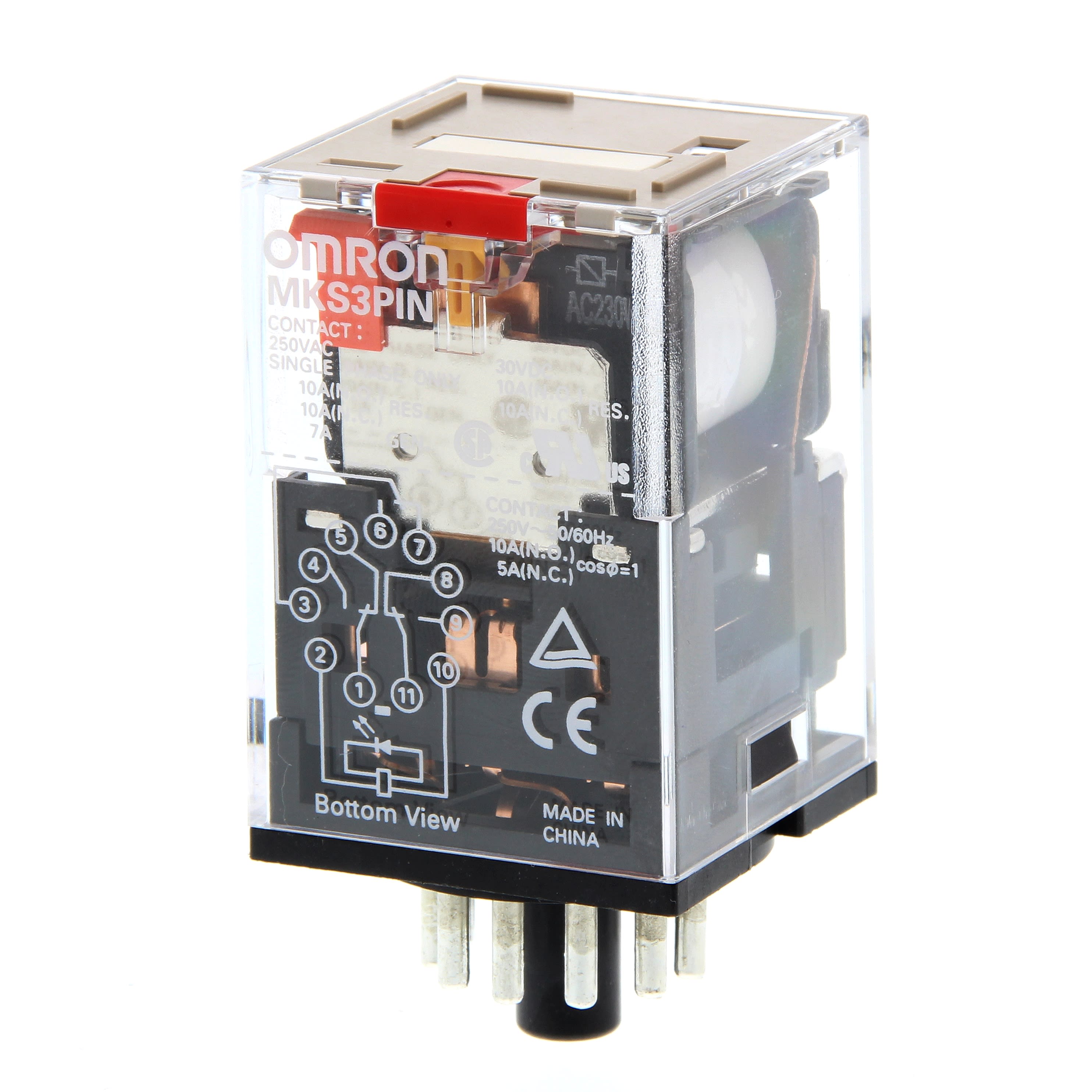 OMRON ELECTRONICS - RELE-3SPDT10A/250VUNDECAL