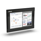 OMRON ELECTRONICS - Panel PC industriale con Intel Atom E3940, 8 GB DRAM, 128 GB CFast, WIN 10 IoT 2019, display 12,1 pollici touchscreen capacitivo.