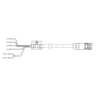 OMRON ELECTRONICS - Cavo di alimentazione e potenza servomotore serie 1S, 5 m, con freno, 400 V, 7,5 kW.