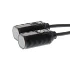 OMRON ELECTRONICS - Sensore fotoelettrico E3F1TN11, cilindrico M18, in plastica, sbarramento 15 m, uscita NPN, cavo 2 m