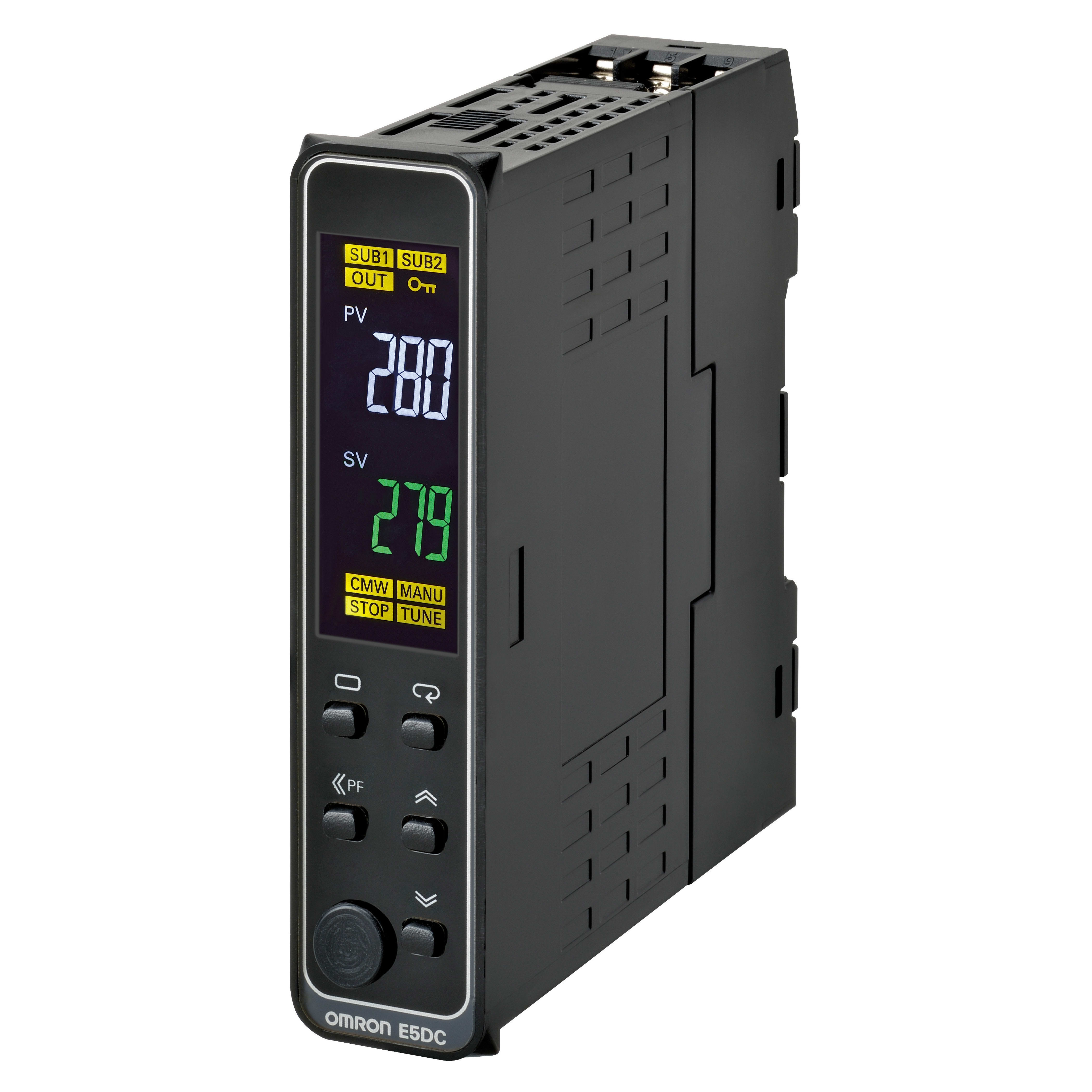 OMRON ELECTRONICS - TERMOREGOLA- GUIDA DIN.INGR.UNIV.USCITAA