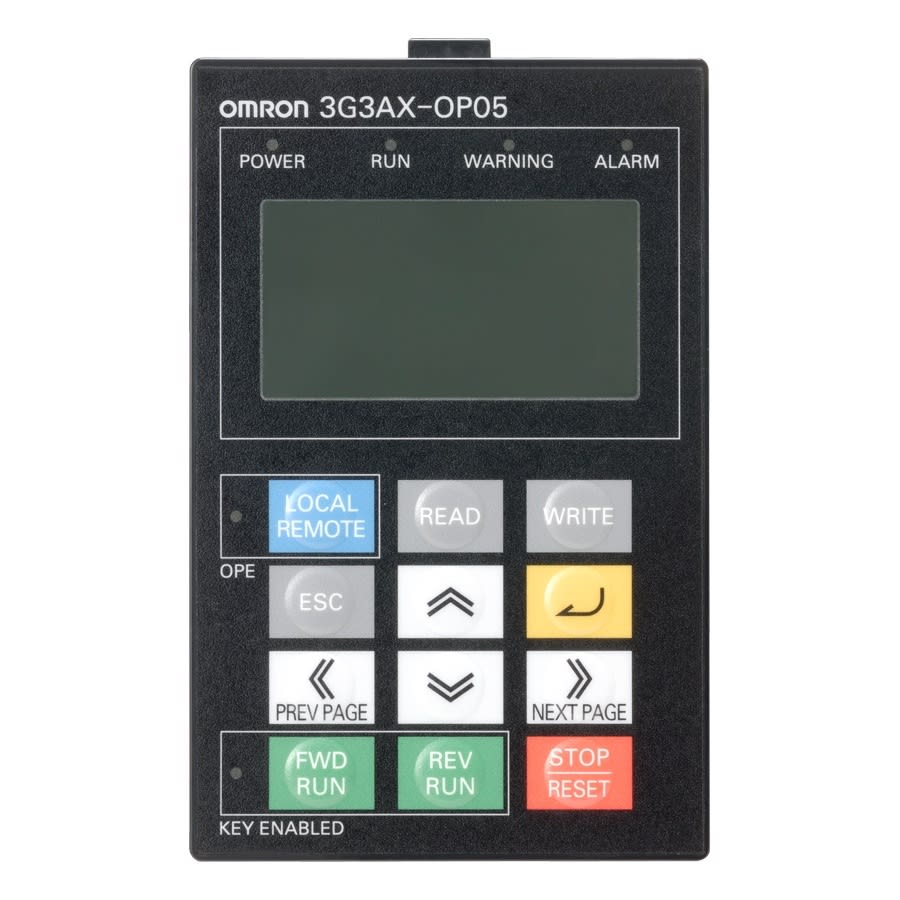 OMRON ELECTRONICS - INVERTER- CONSOLE REMOTA LCD PER MX2