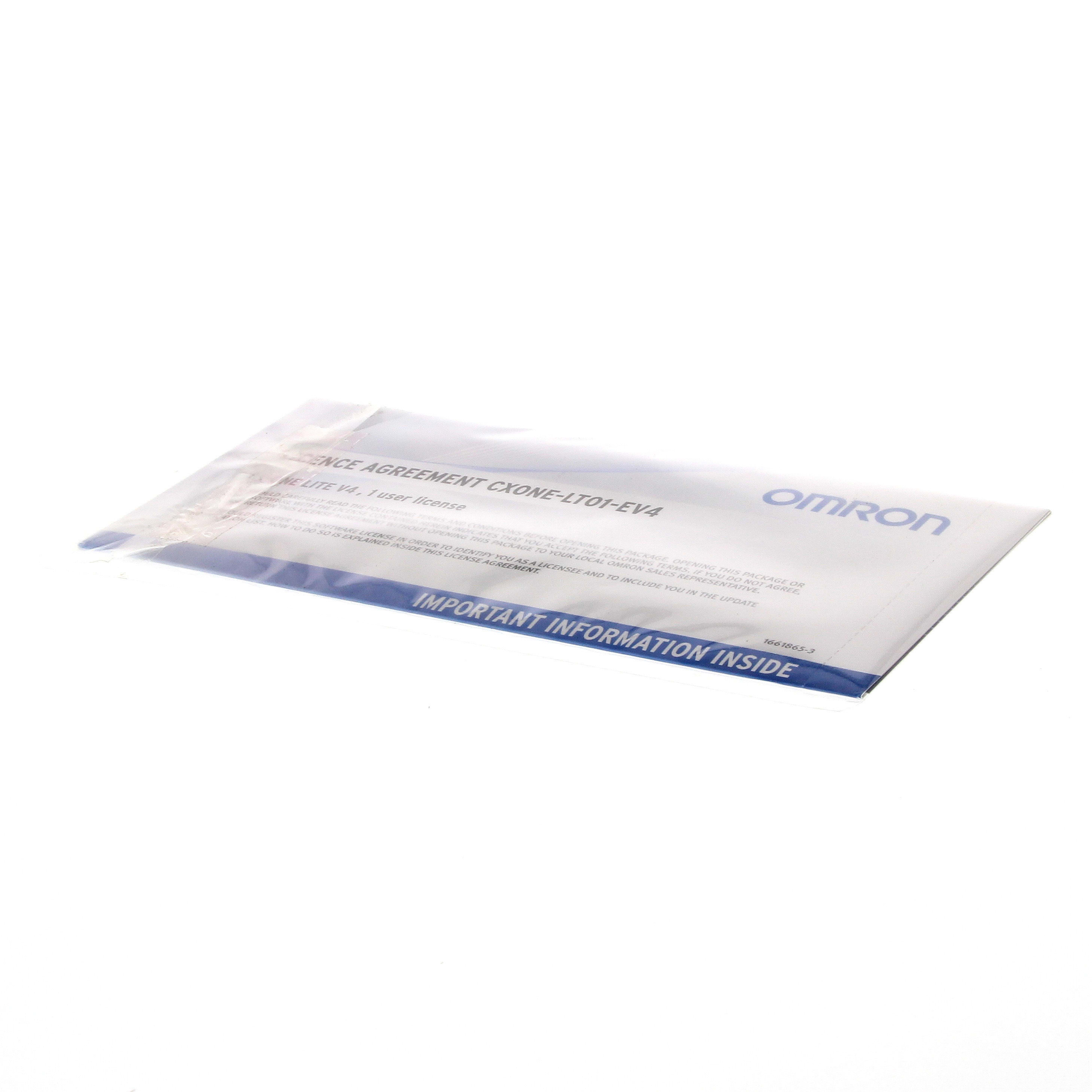 OMRON ELECTRONICS - PLC- LICENZA CX-ONE LITE VERSIONE 4.0: A