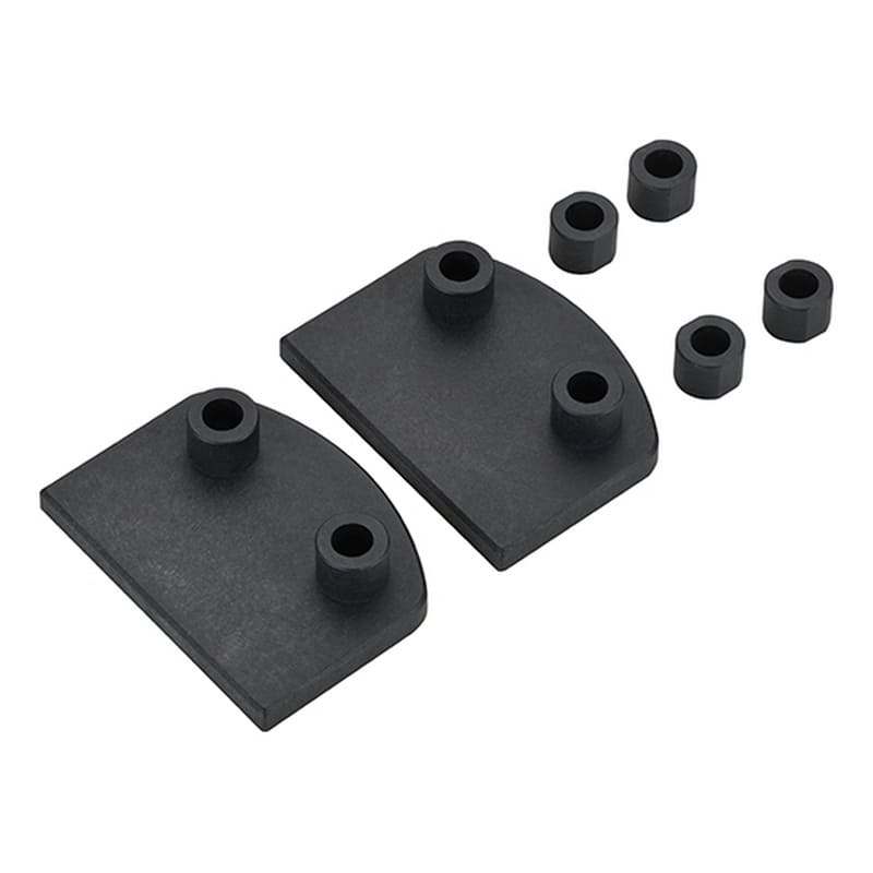 OMRON ELECTRONICS - Kit di montaggio per D41D, 2 piastre di montaggio, 4 tappi a ghiera.