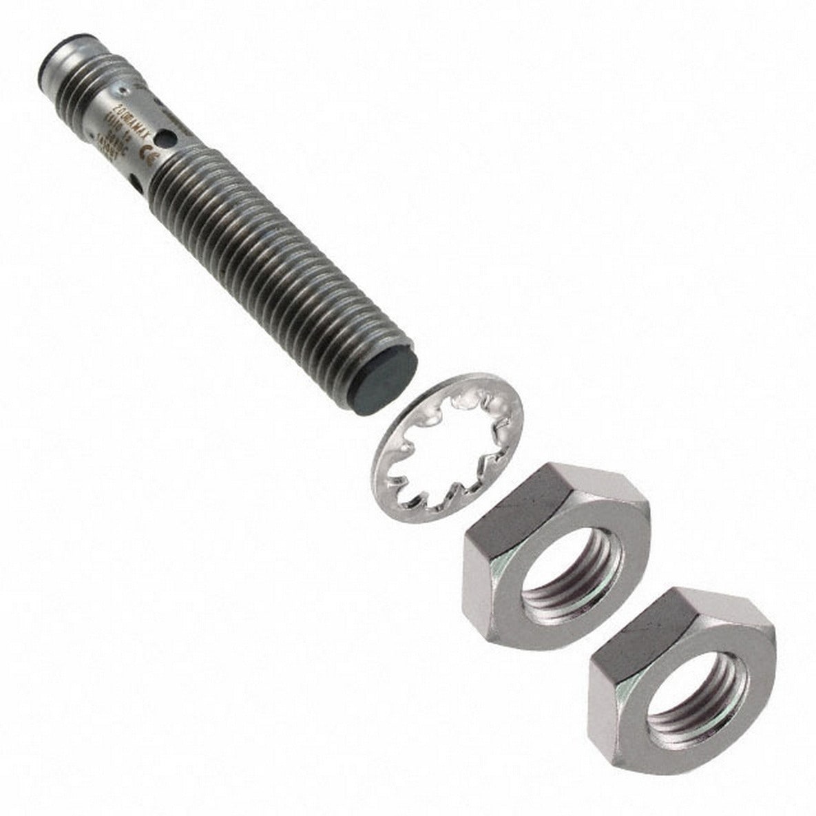 OMRON ELECTRONICS - Sensore di prossimità induttivo corto E2BS08, corpo in inox, formato M8, schermato, distanza 2 mm, Vdc, PNP/NA, connettore M8
