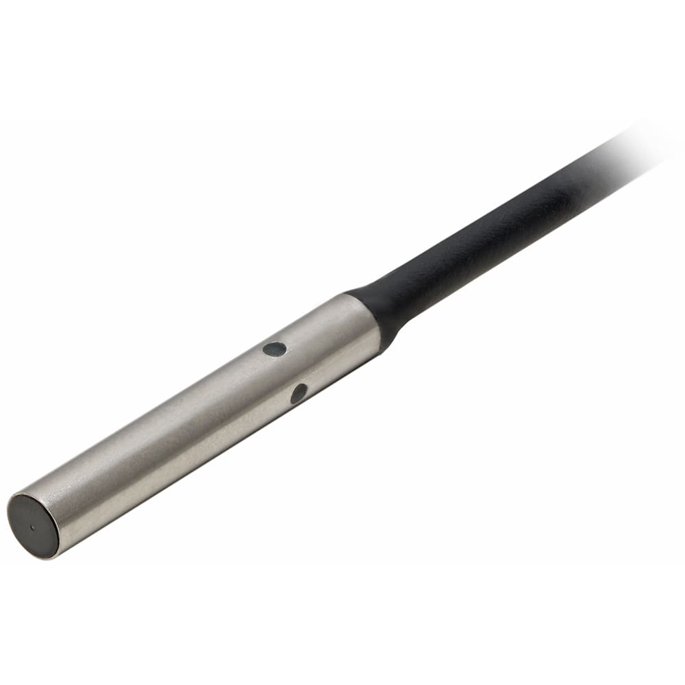 OMRON ELECTRONICS - Sensore di prossimità induttivo mini E2EC04, formato diametro 4 mm, schermato, distanza 1.2 mm, Vdc, PNP/NA, cavo 2m