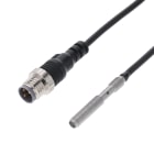OMRON ELECTRONICS - Proximity induttivo M4 schermato 0.8mm PNP NA 3 fili cavo 0.3m connettore M8 3 pin.