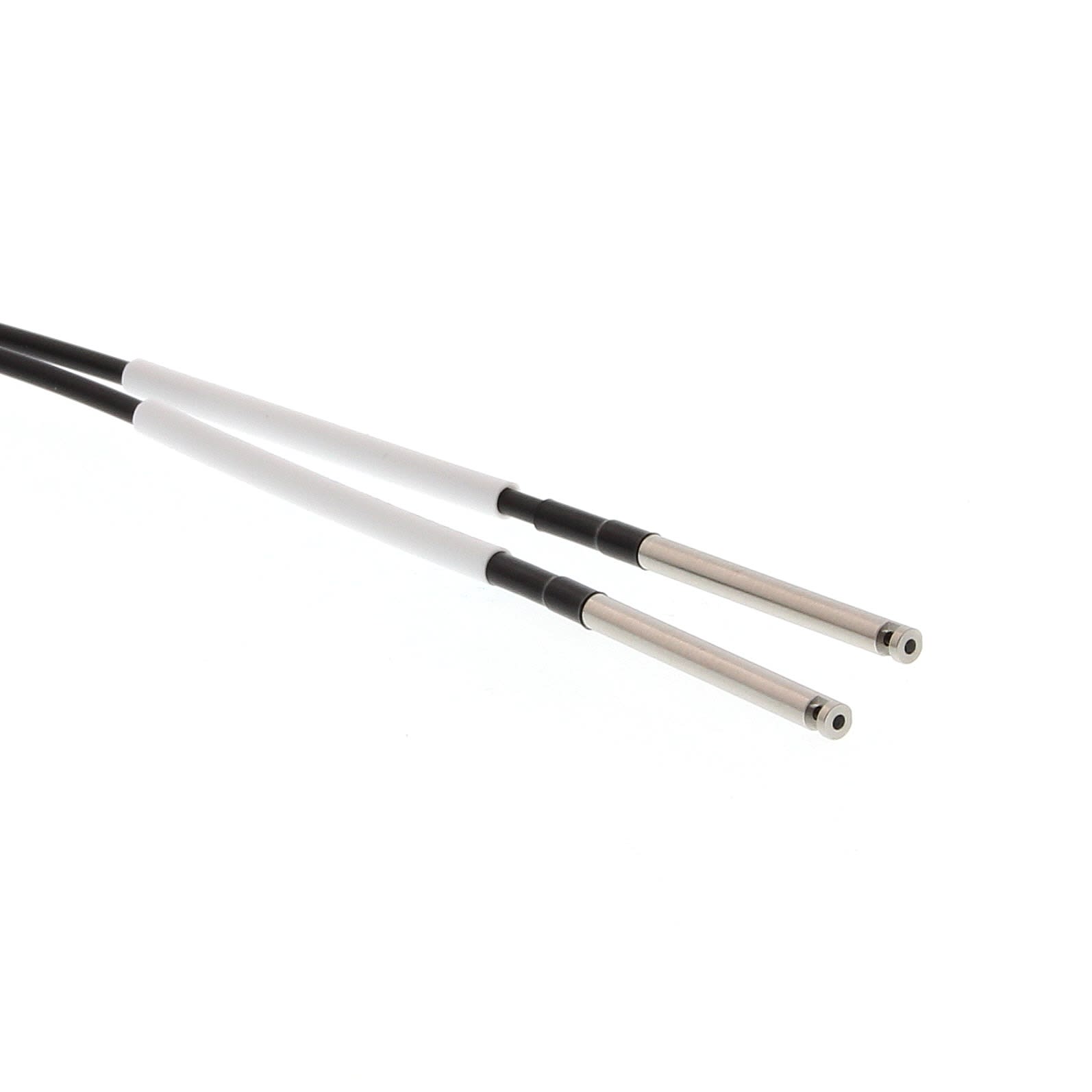 OMRON ELECTRONICS - Sensore a fibra ottica E32-T14L, sbarramento lunga distanza, formato dia. 3 mm, raggio di curvatura R25, cavo 2m
